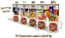 Looney Tunes Mug with/without a generous selection of 40's/50's/60's/70's or 80's Sweets