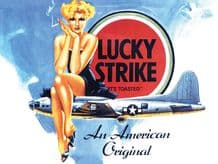 Lucky Strike Cigarettes Metal Wall Sign (4 sizes)