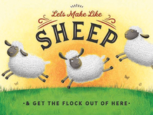 Make Like A Sheep Metal Wall Sign (4 sizes)