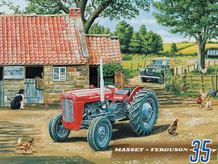 Massey Ferguson 35 - Metal Wall Sign (3 sizes)
