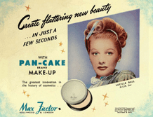 Max Factor Lucille Ball Metal Wall Sign (4 sizes)