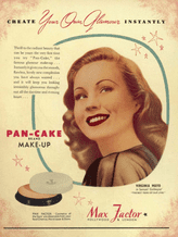 Max Factor Virginia Mayo Metal Wall Sign (4 sizes)