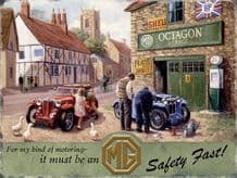 MG Service Metal Wall Sign (3 sizes)