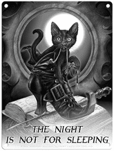 Midnight Mischief Metal Wall Sign (4 sizes)