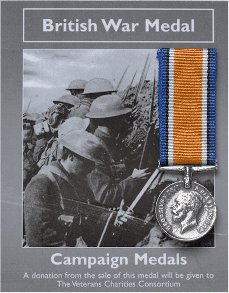 Mini British War Medal | WWI Memorabilia | Educational Resources