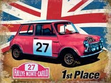 Mini Cooper Union Jack - Metal Wall Sign (4 sizes)