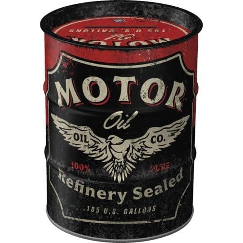 Motor Oil Money Box | Novelty Money Box for Men | Gifts for Men