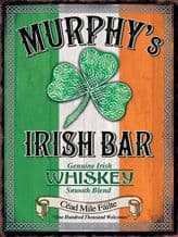 Murphy's Irish Bar Pub Sign Metal Wall Sign (4 sizes)