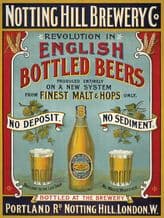 Notting Hill Brewery Metal Wall Sign (4 sizes)