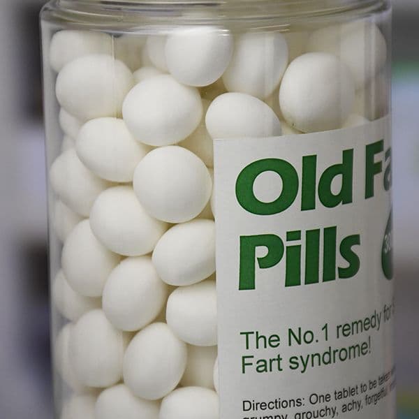 Personalised Old Fart Pills Personalised Gifts for Him Unique gifts
