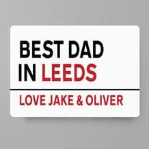Personalised Best Dad Street Sign