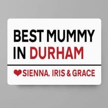 Personalised Best Mum Street Sign