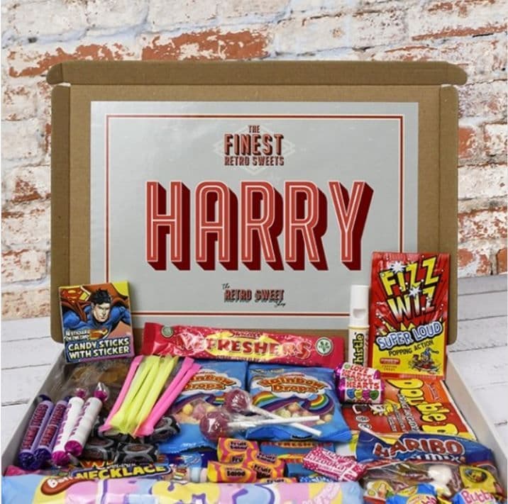 Personalised Sweet Mail Order Box | Letterbox gifts | unique gifts
