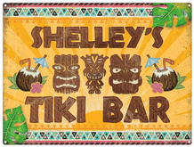 Personalised Tiki Bar Metal Wall Sign (3 sizes)