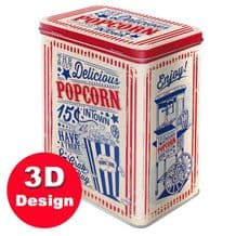 Popcorn - Embossed Storage Tin