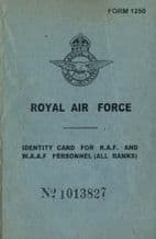 RAF - WW2 Identity Card (replica)