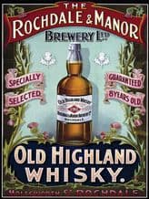 Rochdale and Manor Brewery Metal Wall Sign (3 sizes)