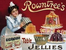 Rowntree's Jelly Metal Wall Sign (4 sizes)