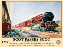 Scot Passes Scot Metal Wall Sign (3 sizes)