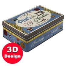 Sewing Box - Embossed Storage Tin