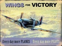 Spitfire by Kevin Walsh Metal Wall Sign (4 sizes)