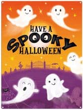 Spooky Halloween Metal Wall Sign (4 sizes)