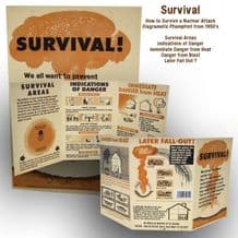 Survival during a Nuclear Attack - 1950's Pamphlet