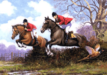 The Hunt Metal Wall Sign (3 sizes)