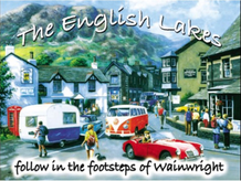 The Lakes Metal Wall Sign (3 sizes)