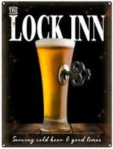 The Lock Inn Pub Sign (4 sizes)