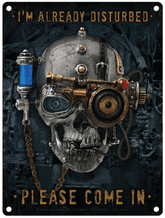 The Necronaut - Disturbed Metal Wall Sign (4 sizes)