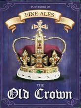 The Old Crown Pub Sign Metal Wall Sign (3 sizes)
