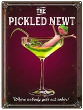 The Pickled Newt Pub Sign - Cocktails (4 sizes)
