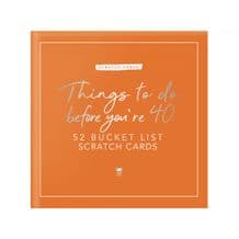 Things To Do Before you're 40 Scratch Cards