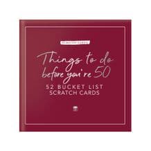 Things To Do Before you're 50 Scratch Cards