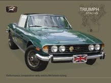 Triumph Stag V8 Metal Wall Sign (4 sizes)