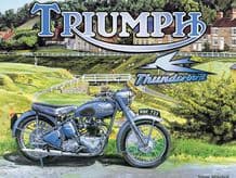 Triumph Thunderbird Metal Wall Sign (3 sizes)