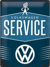 Volkswagen Service 3D Metal Wall Sign