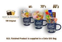 VW Originals Mug with/without a selection of 1960's, 70's or 1980's Retro Sweets