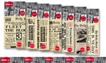 World War Two Newspapers x 7 Replica Copies