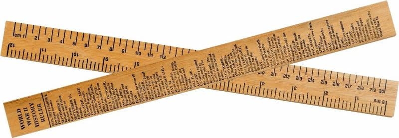Timeline Scale Ruler WWII History Timeline Ruler