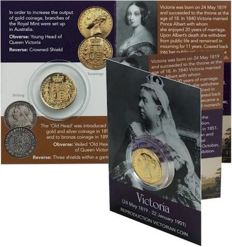 Young Victorian Coin Pack Gold Sovreign (Replica) | Nostalgic Gifts