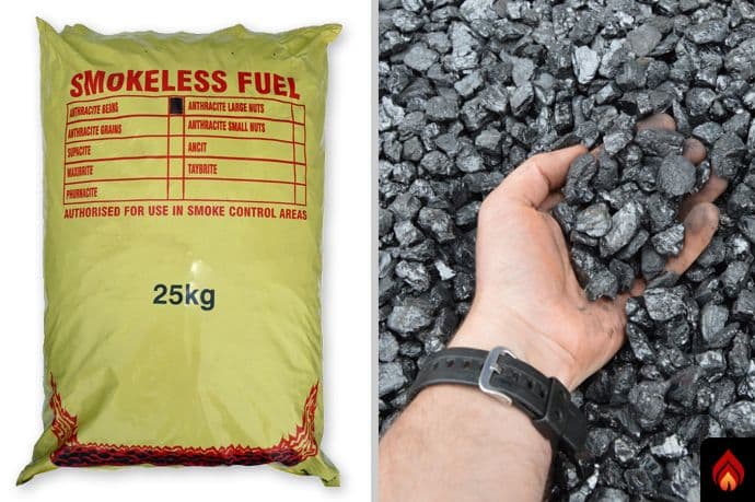 Welsh Anthracite Beans - 1/2 tonne BLACK VEIN