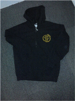 GWYB Black Zipped Hoodie