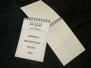 Waterproof score pad