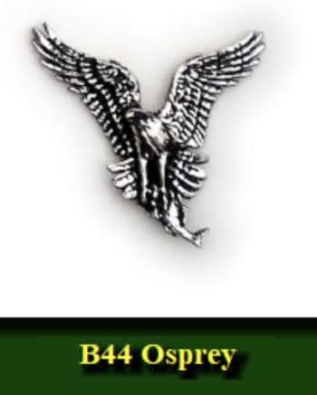 Osprey Pewter pin badge