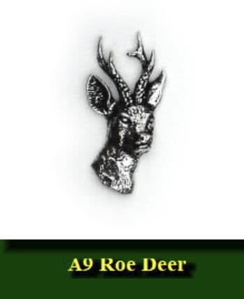 Roe Deer Pewter pin badge