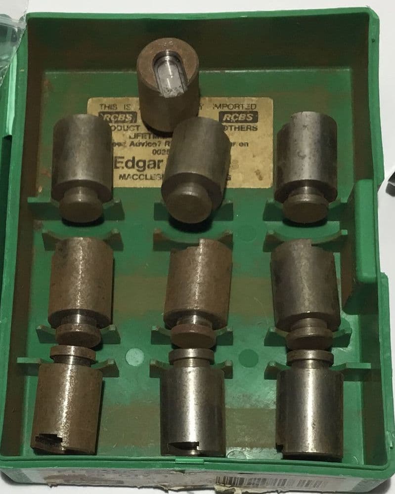 USED RCBS Extended Shell Holders Box of 10 MIXED
