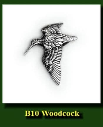 Woodcock Pewter pin badge