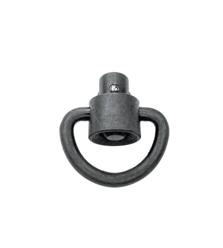 D Loop Heavy Duty Push Button QD Swivel 1"